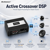 Amplificateur de voiture 4 canaux classe D avec processeur audio DSP 8 canaux intégré, puissance maximale 4x120W, amplificateur de bonne qualité