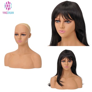 Factory sale realistic hair practice mannequin head - Product Image 2