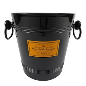 Seau à glace noir de 5 litres, designs personnalisables, pour bar à domicile, seau à glace de qualité alimentaire pour refroidir les canettes de boissons, en vente - Product Image 1