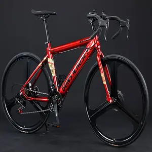 Rennrad 700C 21-Gang Break Wind Rennrad Mountainbike Fahrrad Scheibenbremsen Rennrad mit Lichtrahmen für Erwachsene Männer und Frauen