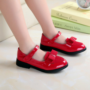 Chaussures plates pour enfants, style Mary Jane, couleur bordeaux, pour uniforme scolaire, pour filles - Product Image 4