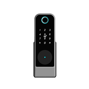 Tuya Factory Unlocking <b>Remotely</b> Smart Waterproof Aluminum Alloy Fingerprint ReaderDoor <b>Lock</b> for Wood External Door cloud - Product Image 1