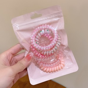 6 pièces/sac fil de téléphone attaches à <span class=keywords><strong>cheveux</strong></span> élastiques en <span class=keywords><strong>spirale</strong></span> chouchous cordon téléphonique cravates bobines de <span class=keywords><strong>cheveux</strong></span> accessoires de <span class=keywords><strong>cheveux</strong></span> pour femmes fille - Product Image 6