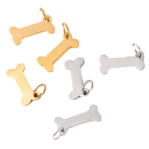 Colgante de Acero Inoxidable con Forma de Animalito para Perros, con Anillo de Salto, para Fabricación de Joyas, Regalo Promocional - Product Image 2