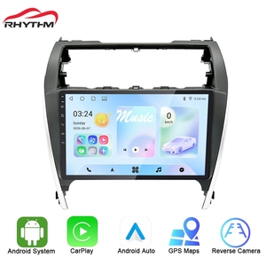 วอลเปเปอร์ตกแต่งหน้าจอวิทยุติดรถยนต์ขนาด 10 นิ้ว HD IPS พร้อมอินเทอร์เฟซทันสมัย ระบบนำทาง GPS และปรับแต่งเสียง EQ สำหรับรถยนต์โตโยต้าแคมรี่ ปี 2012-2014 - Product Image 1