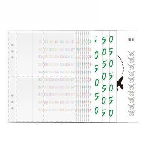 Carnet de notes en cuir magnétique A5 100 jours pour économiser de l'argent Budget Binder Saving Challenge Envelope - Product Image 4