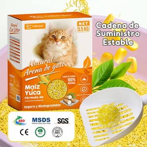 Échantillons Gratuits Litière pour Chat à Base de Maïs et de Manioc Fabricant Écologique Absorption Rapide Litière Organique pour Chats - Product Image 2