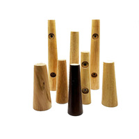Pieds de lit en bois coniques 8cm 10cm 12cm 15cm pour accessoires de meubles Pieds de table basse en bois