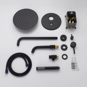 Sistema <span class=keywords><strong>doccia</strong></span> rubinetto <span class=keywords><strong>doccia</strong></span> nero Aquacubic <span class=keywords><strong>con</strong></span> <span class=keywords><strong>soffione</strong></span> <span class=keywords><strong>doccia</strong></span> portatile - Product Image 5