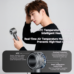 ไดร์เป่าผมรุ่นใหม่ 1500W ความเร็วสูง BLDC สำหรับร้านเสริมสวย ดีไซน์พับได้ 500 ล้านประจุลบ รับทำโลโก้ ใช้ในโรงแรม ลมร้อนแรง - Product Image 4