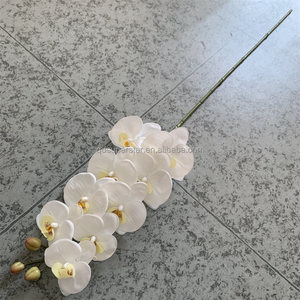 E-239 Fiori Artificiali di Alta Qualità per Decorazioni Matrimoniali, Grandi Rami di Phalaenopsis Bianca al Tatto Realistico - Product Image 6