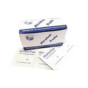 Oem Odm Customizable Non Woven Electronic Disinfect Isopropyl Small Alcohol Prep Pad Wet Wipes