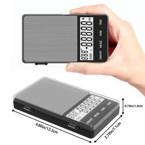 Mini balance à café 0,1g, à piles, avec minuteur, conversion multi-unités, fonction tare, pour café filtre et expresso, écran LCD - Product Image 4