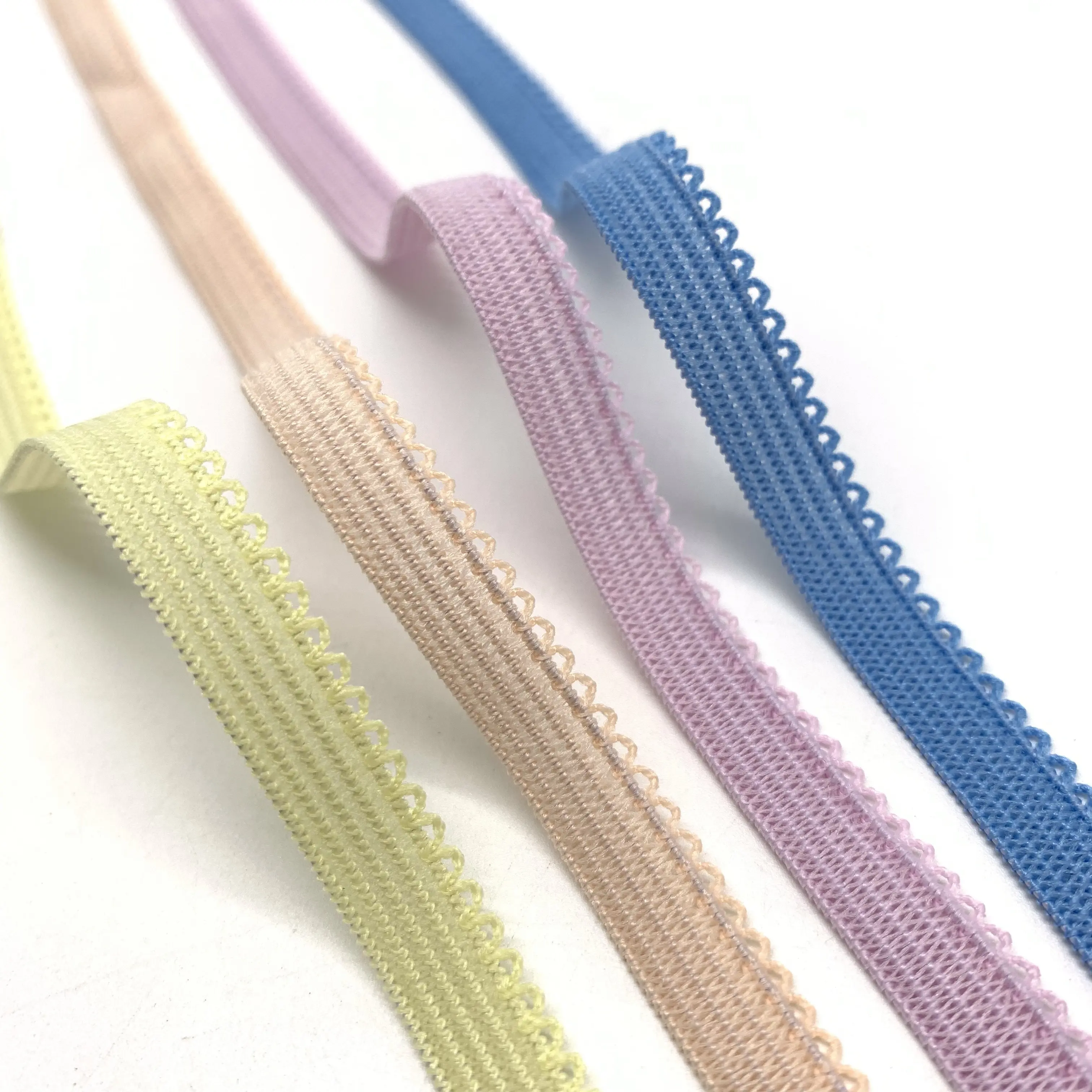 Lace edge elastic band  high-quality waistband  custom color  custom width waistband