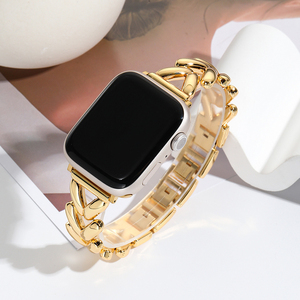 BEST SELLER <span class=keywords><strong>Bracelet</strong></span> de montre connectée tendance pour montres 38-49mm, en acier inoxydable, avec <span class=keywords><strong>boucle</strong></span> à pression, sangle simple rangée, personnalisable - Product Image 1