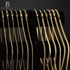 Wholesales Trendy Jewelry Necklaces Custom S925 Sterling Silver Rope Cuban Link Curb Paperclip Chain Necklaces For Women Men