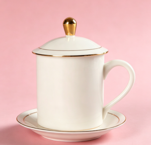 Taza de Té de Cerámica Moderna para Regalo Empresarial al por Mayor, con Tapa de Cerámica, para Uso en Oficina y Hogar - Product Image 2