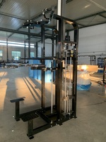 Appareil d'entraînement assisté double fonction pour tractions et dips, pour barres horizontales et parallèles