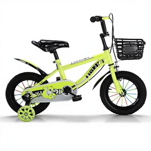 Bicicleta Infantil con Ruedas de 12/16/20 Pulgadas, Diseño de Dibujos Animados, con Ruedas de Entrenamiento Extraíbles y Canasta Delantera para Niños - Product Image 6