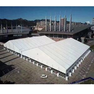 Outdoor <b>Large</b> Church <b>Tents</b> for Events Aluminum Pvc Waterproof Storage Curved <b>Tent</b> Industrial Huge Curve <b>Tent</b> - Product Image 1