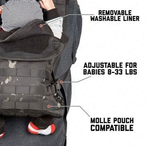Muestra Gratuita de Portabebés Táctico para Hombre, Portabebés Portátil - Product Image 2