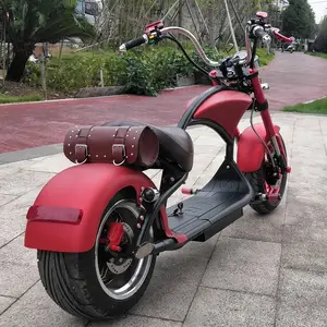 Yidegreen Nieuwe Elektrische Scooter Met Grote Wielen Chopper Stijl Eec Coc Citycoco Stalen Frame Schijfrem Elektrische Motorfietsen