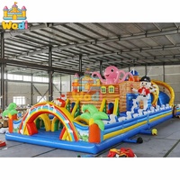 Parc à thème gonflable pour enfants et adultes, certifié CE, fabrication OEM disponible, directement de l'usine, souffleur pour événements, résistant aux UV, robuste