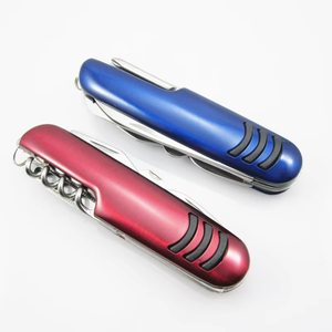 سكين جيب متعدد الوظائف 7 في 1 من الفولاذ المقاوم للصدأ، سكين قابل للطي للتخييم في الهواء الطلق والأعمال اليدوية والتصنيع حسب الطلب - Product Image 3