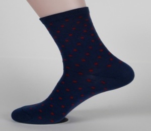 Chaussettes pour femmes, chaussettes en coton mélangé doux tricotées, respirantes, à motifs, pour un usage quotidien - Product Image 5