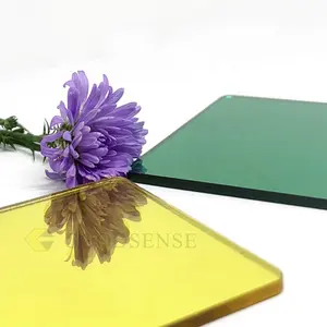 Il produttore Goodsense personalizza lo specchio acrilico oro riciclabile in Plexiglass di plastica vergine al 100% tagliato a misura per il segno