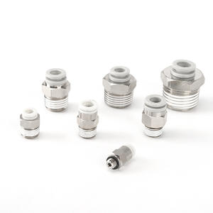 Acoplamiento Neumático Recto KQ2HS de Liberación Rápida, Componente Roscado para Inserción/Extracción, Acoplamiento Rápido Hexagonal Externo - Product Image 4