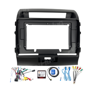 Meihua Vente à Chaud 10 Pouces Noir Mat <span class=keywords><strong>Lecteur</strong></span> Dvd de Voiture ABS Matériel Cadre Accessoires pour Toyota Land Cruiser2007-2015 - Product Image 5