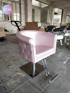 Guangzhou belleza rosa y plata princesa peluquería Silla de peluquería para salón de Damas - Product Image 6