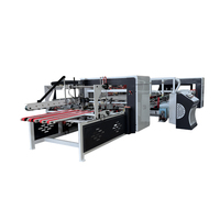 Machine automatique de pliage et de collage de cartons / Machine de pliage et de collage de boîtes en carton / Machine automatique de couture de boîtes en carton