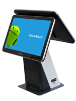 Système de point de vente tactile Android série AO5 avec reconnaissance d'objets par IA, paiement facial et auto-service, format colonne compacte pour le commerce de détail et la restauration