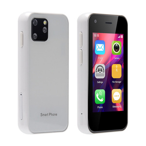 Xs11 Siêu Mini 3G Điện Thoại Thông Minh 2.5 Inch Màn Hình Cảm Ứng 1 + 8GB Quad Core <span class=keywords><strong>Android</strong></span> 1000MAh Cao Niên Điện Thoại Di Động Với WCDMA Mạng - Product Image 3