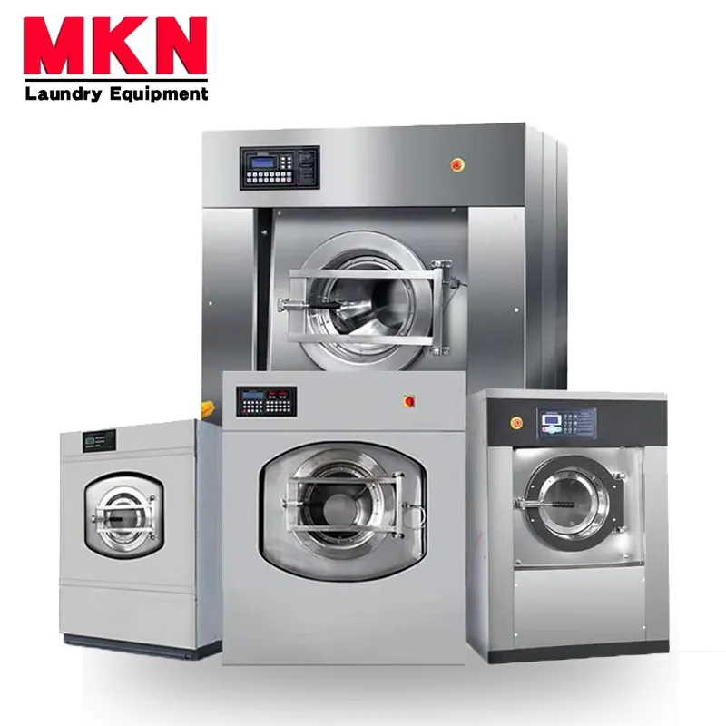 Equipo de lavandería Industrial duradero, 30KG, lavadora automática a la venta
