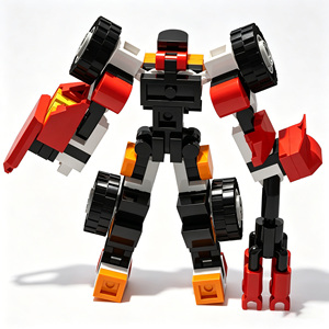 90 Pcs DIY Building <b>Block</b> Mecha Grabber Set Robot Building Bricks Kit, Educational STEM building <b>block</b> Construction Toy - Product Image 5