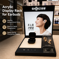 Support d'affichage personnalisé pour écouteurs avec éclairage LED et contrôleur, présentoir de comptoir pour magasin d'électronique, support d'affichage pour écouteurs intra-auriculaires