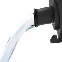 Bouteille d'eau en plastique transparent mat sans BPA de 32 oz avec paille rabattable, idéale pour la rentrée scolaire – Nouveauté 2023, vente en gros