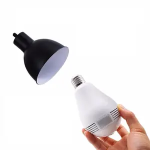 Best V380Pro APP 360 degree wifi 1080p fisheye ip bulb security surveillance bulb cctv camera with night vision