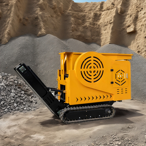 Kleiner Raupen-Steinbrecher Backenbrecher für Gestein, Bauabfälle und Kies mit Kernmotor Export nach Europa und Amerika - Product Image 2
