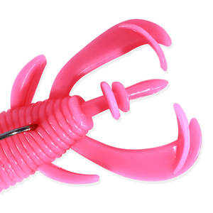 Meilleure vente <span class=keywords><strong>brochet</strong></span> carpe tête de gabarit pré gréée queue de pagaie souple en plastique leurres de pêche artificiels appâts bar truite lac ruisseau Silicone - Product Image 4