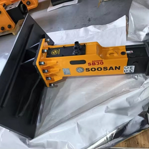 Disjoncteur hydraulique SOOSAN SB30 avec support supérieur de direction antidérapante GARANTIE D'UN MOIS AVEC PIÈCES DE RECHANGE APPROPRIÉES BOÎTE À OUTILS DE CISEAU - Product Image 5