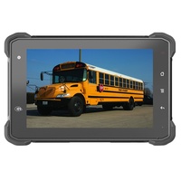 Nueva Tablet PC Robusta para Vehículos de 7 Pulgadas, 4 Canales, con Cámara, DMS, ADAS, GPS/WIFI/4G/BT, IP67, Android OctaCore, RJ45, USB, CANBUS, para Autobús Escolar