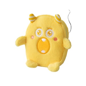 Stupido piccolo mostro di peluche portamonete per ragazze nuovo in grande occhio rossetto borsa chiusura con cerniera portafoglio con motivo animale - Product Image 5