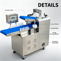 Máquina de Prensado de Masa de Acero Inoxidable con Autocirculación, Equipo Laminador de Masa para Taller de Dim Sum