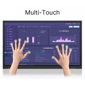 Ravled 55/65/75/85/98/110 inch Ops khe Cắm hệ thống kép 4k ngón tay cảm ứng bảng tương tác bảng thông minh bảng kỹ thuật số hiển thị - Product Image 2