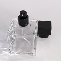 Nouveauté - Flacon de parfum de luxe de 70 ml, flacon vide en ambre avec pompe pulvérisatrice, flacon cosmétique avec emballage en boîte
