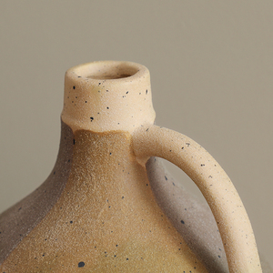 <span class=keywords><strong>Vase</strong></span> <span class=keywords><strong>en</strong></span> Céramique Flolenco, Décoration Rustique Vintage Peinte à la Main, Assortie aux Couleurs, <span class=keywords><strong>Poterie</strong></span> Créative pour Pièce Modèle, Couloir ou Table - Product Image 4